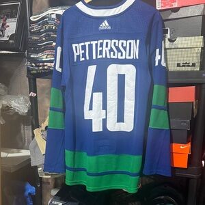 Adidas Blue and Green Jersey with Number 40